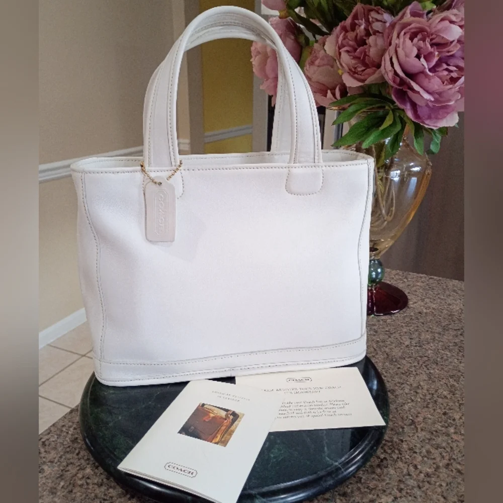 Coach Bleecker Satchel Leather  Bag